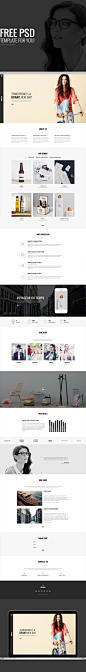 SNDSGN. Free Psd : Free PSD template for you.Be inspired and have a nice day :)