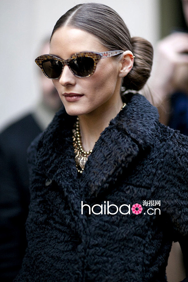 图纽约社交名媛奥利维亚巴勒莫oliviapalermo2013秋冬巴黎时装周秀