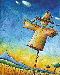 心中的麦田-花瓣网|陪你做生活的设计师 | 稻草人的搜索结果_百度图片