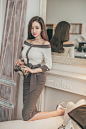 Lee seo-a°┊161221 图片‖C店更新(窈窕淑女紧致香肩学院约会裙)_李妍静吧_百度贴吧