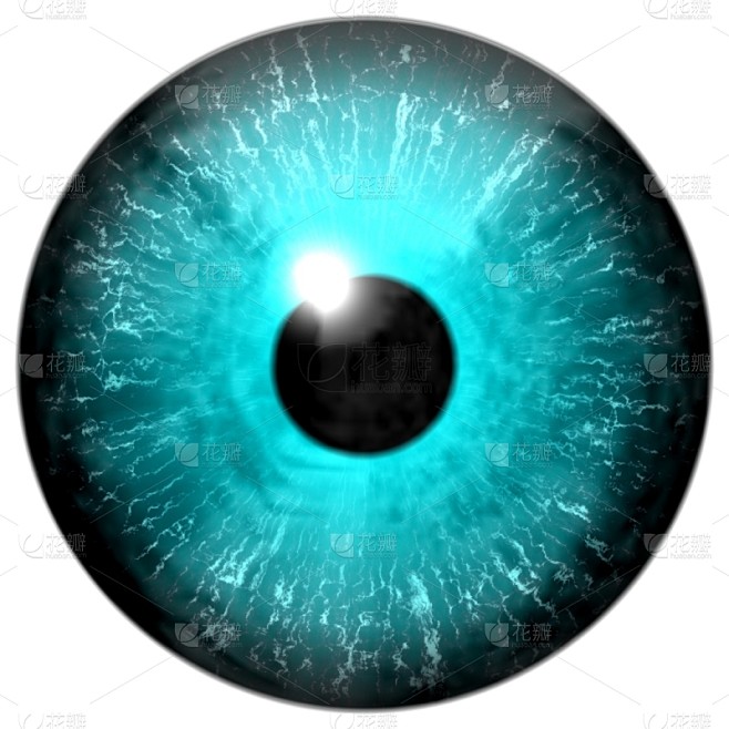 人的眼睛,深的,数字6,尖利,三维图形,...