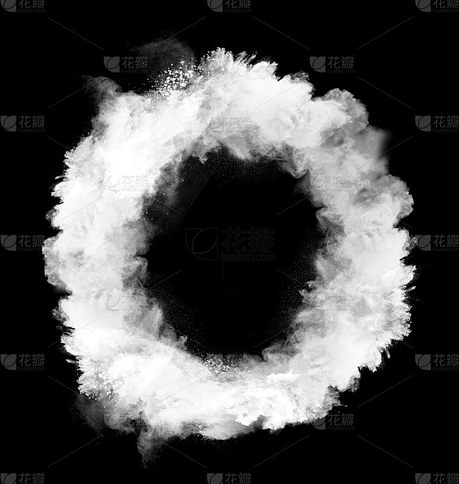 白色的灰尘