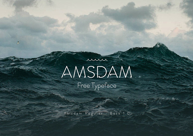 Amsdam Typeface : Am...