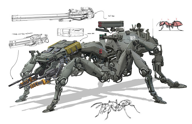 "ANT" walking mech