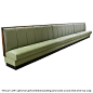 3-Channel Back Upholstered Banquette Seating : 3-Channel Back Upholstered Banquette Seating as-423-banquette by ATS at Millennium Seating - FREE Quotes.  Read ATS 3-Channel Back Upholstered Banquette Seating as-423-banquette product reviews, or select cus