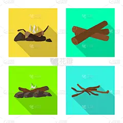 material and logging logo