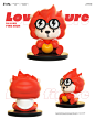 3D c4d cartoon Character design  cute Ip形象 lion 吉祥物