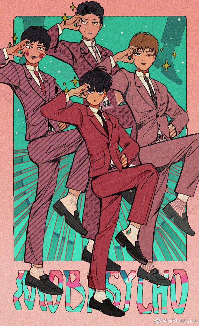 cr皓月惜人
灵能百分百 男子私服西服