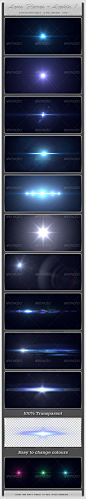 10 HD Lens Flares - Lights Effect 1 by rotrio on deviantART