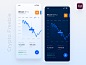 UI Crypto Freebie [XD] : Hey,

Practice shot with a simple animation (inside). Download it for free (Adobe XD).
— 
 Looking for a UI/UX design?
Feel free to email me: erik.padamans@gmail.com