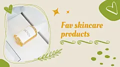 Fresh Style Skincare Products Display YouTube Thumbnail