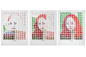 The Portrait Project - Evelin Kasikov – CMYK embroidery and Typographic Design – London