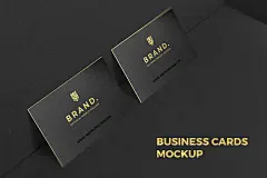 高品质的高端名片VI样机展示模型business-cards-mockup-vol-1-样机模版-美工云(meigongyun.com)