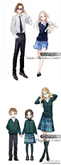 中国各所学校的校服，帅cry！！！(作者PSD·改)#侵删#