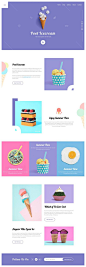 Delicious modern block colors. Very 2017   -  #WebDesign #webdesignFooter #webdesignInfographic #webdesignResponsive