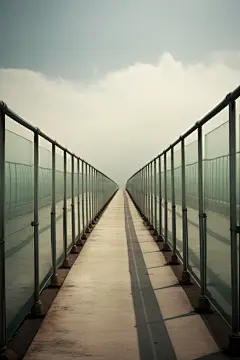 道路交通不锈钢防撞护栏摄影图片