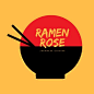 Red and Black Bowl Japanese Restaurant Logo