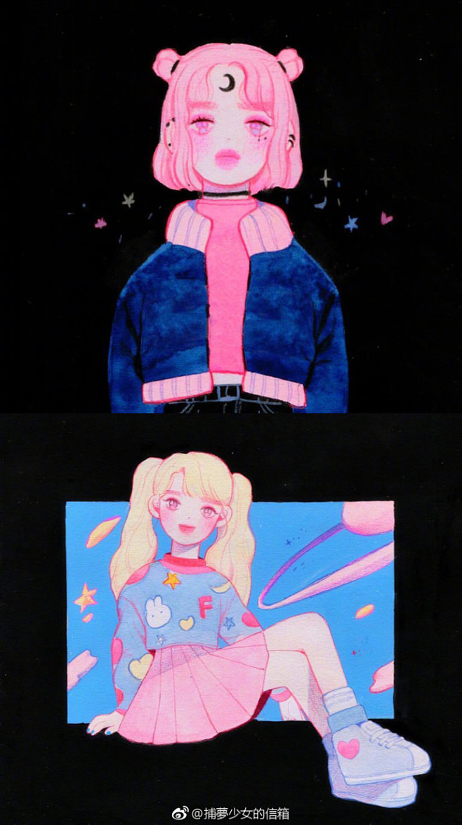 这个画风 ！！少女感满满 太喜欢了  ​...