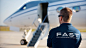 Gulfstream FAST technician overlooking the runway.