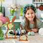 Amazon.com: Yousoontic 2 Pcs Easter Wood Bunny with Lights Easter Table Decor Farmhouse Lighted Wooden Easter Rabbit Tabletop Decor Spring Wooden Rabbit Shaped Table Decorations Wooden Signs for Easter Decor : Home & Kitchen
