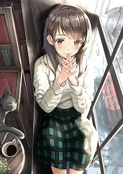 一组日本插画师キヌガサ雄一的可爱人物造型的插画作品欣赏