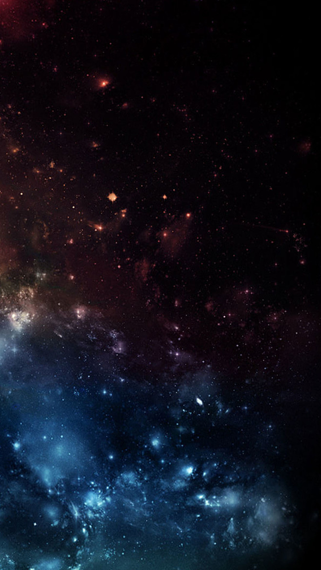 绚烂的星空背景图