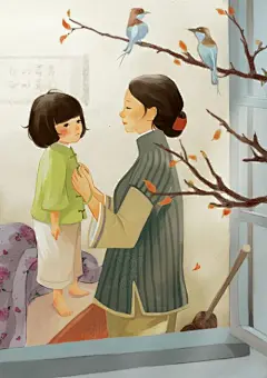 《城南旧事》插画