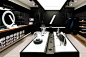 Harman Kardon Store : Main aim of interior design was to create iconic space with the clear central disposition. Showroom is divided into three sections representing different groups of products. On the left wall consumer can see headphones and portable s