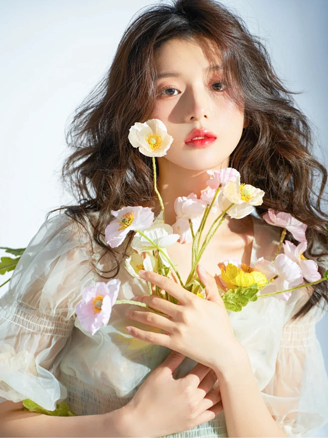 纯欲清纯写真｜愿神明偏爱花和少女‍♀️ ...
