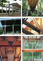 钢木结构景观构筑物的细部设计形式举例 - 土木在线