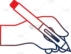 创造力,手牵手,墨水笔,分离着色,商务,人,概念,文档,想象,手写