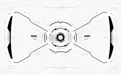 未来科幻技术HUD屏幕