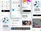 Brainwave – AI iOS UI Kit 双配色Ai人工智能ChatGPT聊天机器人社交App应用ui界面设计Fig素材模板_UIGUI