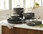 I gave this set to myself for Christmas last year and love it! Calphalon Unison Nonstick Slide & Sear 10-Piece Cookware Set on Williams-Sonoma.com: 