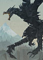 The Elder Scrolls : Artwork en low poly sur le thème de The Elder Scrolls.