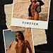 Retro Polaroid style Sunglasses Woman Text Instagram story
