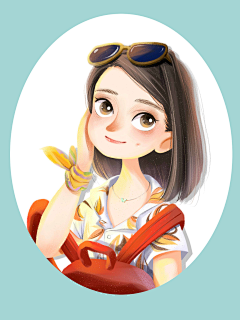 小凝夜溪采集到人物/头像插画