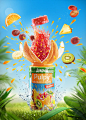 Tropical Splash : Agency: ActionFilm /  Client: Multon Pulpy  Use: Magazine Ad, Billboard