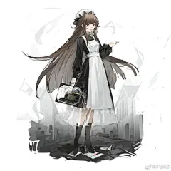 #战斗吧!盛装女仆# 绘制了通讯局组合，原型分别是拨盘电话、打字机和鸽子~@GGAC ​​​​