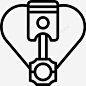 活塞之爱汽车发动机图标 设计图片 免费下载 页面网页 平面电商 创意素材