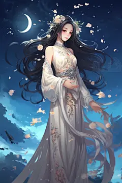 舞女壁画中国风敦煌国风女孩人物插画