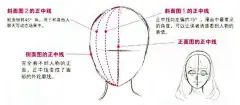 动漫人物五官斜面图和侧面图的画法