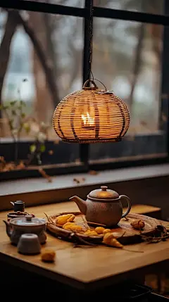 【AI数字艺术】围炉煮茶与美食图片下载