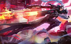 英雄联盟合金装备圣枪游侠卢锡安桌面壁纸 - 4