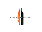 Bird and the Bottle Logo 1#logo##水彩##插画#
