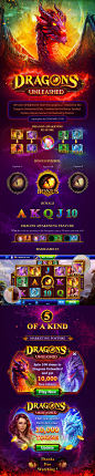 Dragons Unleashed slots- GSN Casino: Slot Machine Games : Dragons Unleashed Slot Machine.GSN Casino: Play casino games- slots, poker, bingo I worked on the Game UI and BG concepts.Play Store- https://play.google.com/store/apps/details?id=com.gsn.android.c