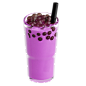 3D卡通珍珠奶茶果汁奶昔冰沙饮料插图图标PNG免抠图片OBJ+FBX素材