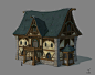 Medieval house, Ji Young Joo : Medieval house by Ji Young Joo on ArtStation.