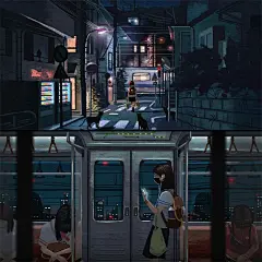 20款生活主题插画灵感 - 优优教程网 - 自学就上优优网 - UiiiUiii.com : 插画师  lazily_art  一组生活主题插画作品，作者分两屏展示同一人物不同场景的生活画面，平静的画面和独特细腻的质感，每一幅画似乎都在诉说一个个温柔的故事。