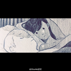 向半月采集到手绘